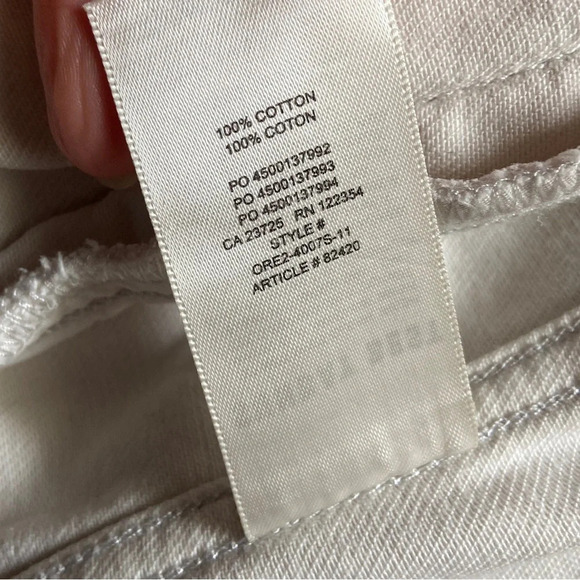 Sunday Best Aritzia cotton white denim jean oversized jacket  Sz XS - Picture 7 of 9